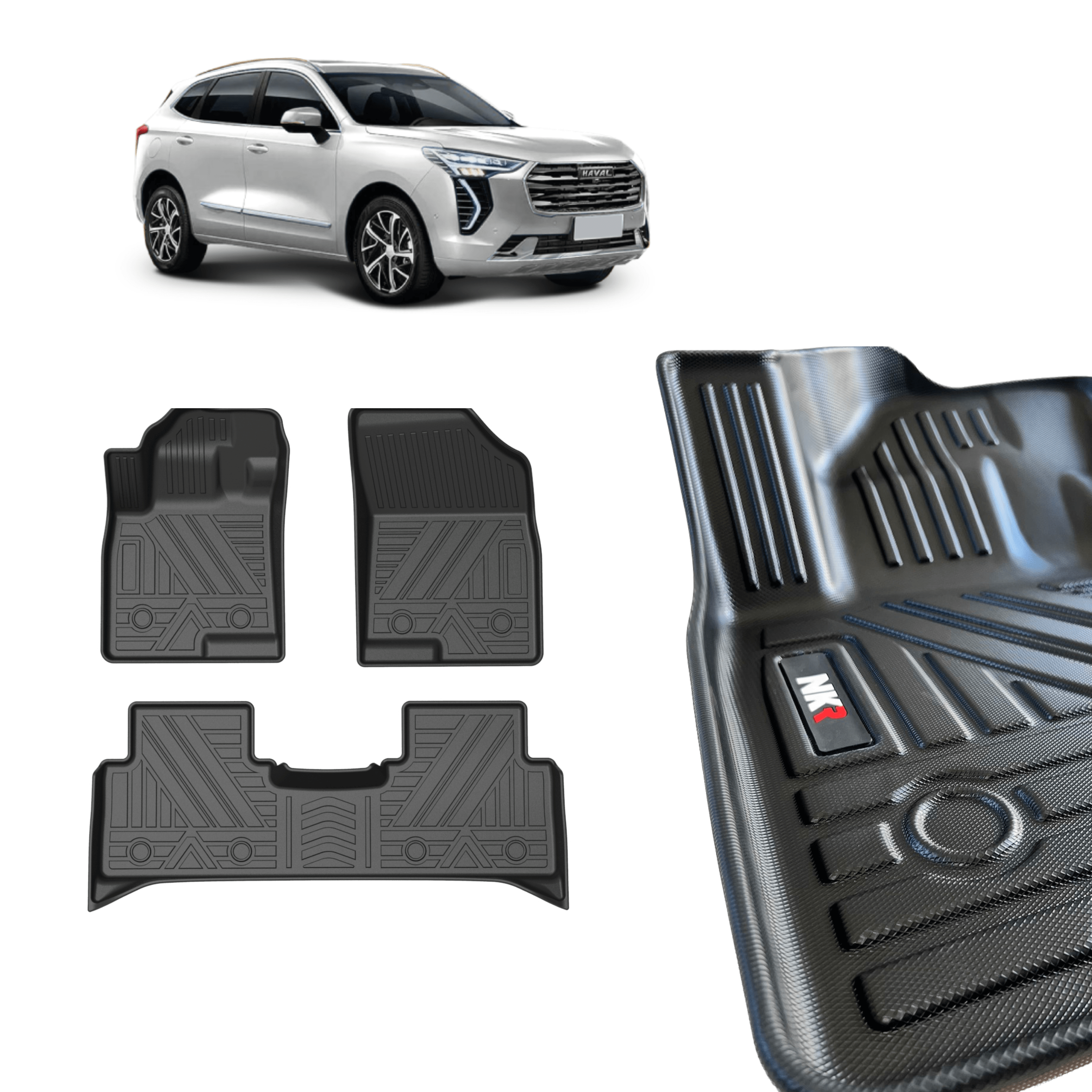 Pisos Calce Perfecto Haval Jolion- Negro -Scan 3D