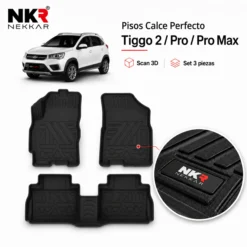 Pisos Calce Perfecto Chery Tiggo 2 / Pro / Pro Max | Scan 3D