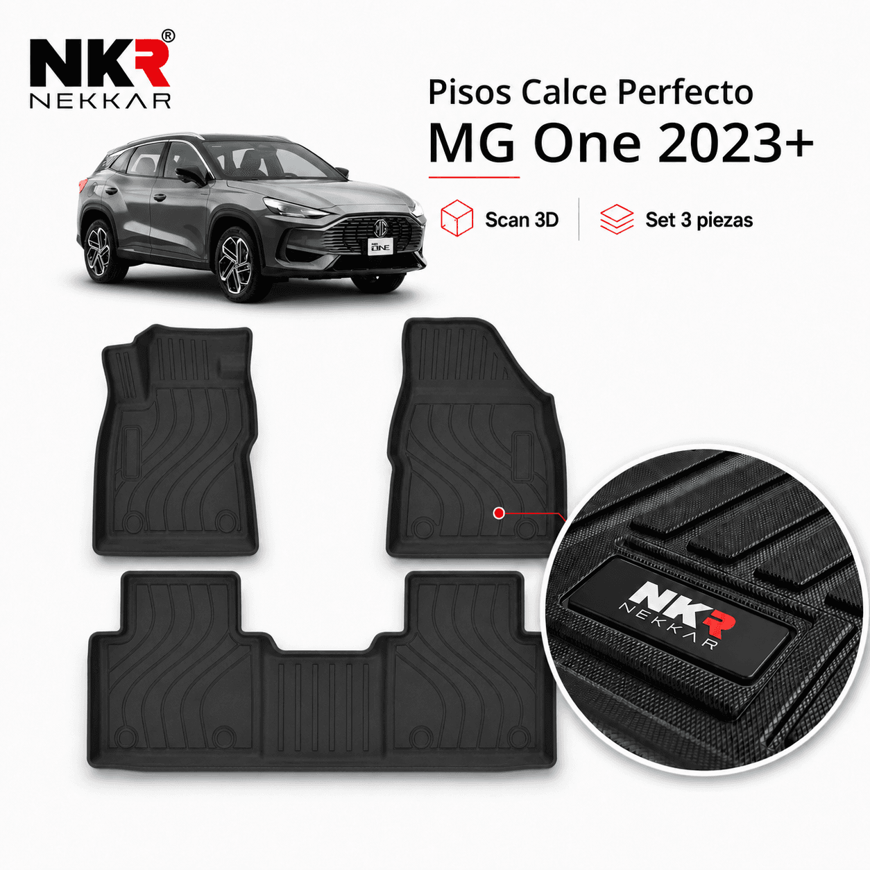 Pisos Calce Perfecto MG ONE 2023+ | Scan 3D